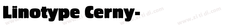 Linotype Cerny字体转换